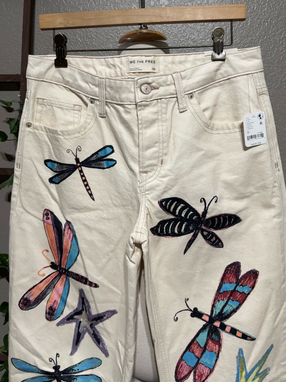 ▪️NWT Free People We The Free Tennessee Low-Rise Illusions Jeans Dragonfly 29 - Picture 11 of 15